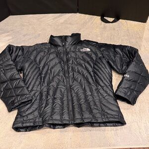 THE NORTH FACE 550 Down Pertex Puffer Jacket Womens L Insulated Quilted EUC